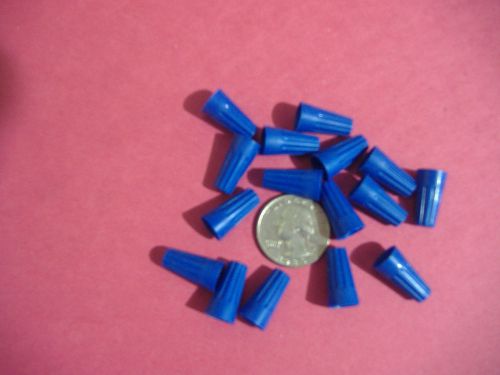 LOT OF 25 GARDNER BENDER SMALL BLUE WIREGARD WIRE CONNECTORS  MADE IN USA