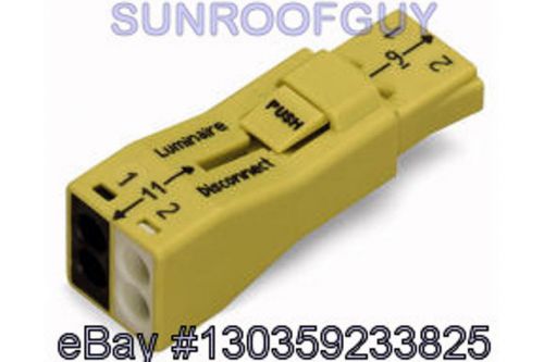 (10) WAGO 873-902 Lumi-Nuts Quick Disconnect Pushwire
