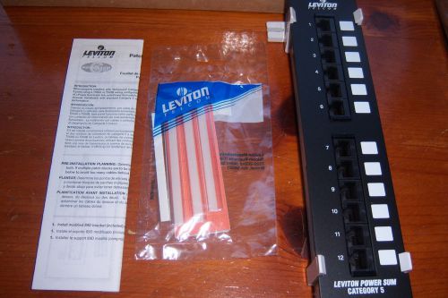Leviton 59484-b89 infotap patch block (new) for sale