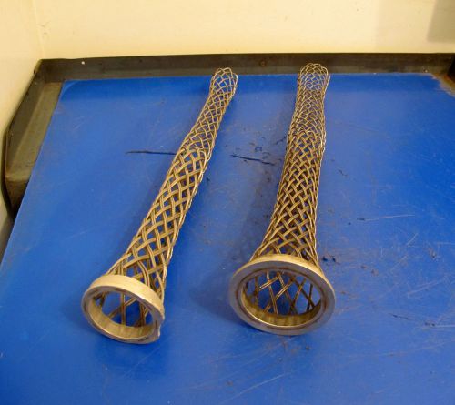 Pair of kellems wire mesh cable sleeves for sale