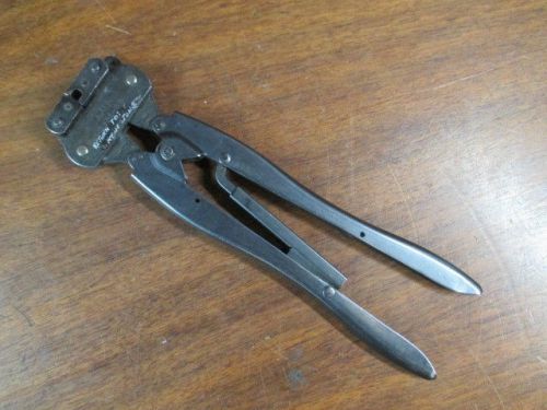 Amp ob 69311-1 threaded type twin coaxicon hand crimp crimper crimping - long for sale