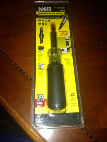 Klein Tools Punchdown Multi Tool Screwdriver #vdv001-081 New Sealed