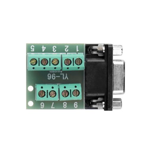 Db9-m9 db9 nut type connector 9pin female adapter terminal module rs232 su for sale