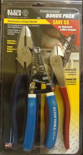 Klein tools electrician&#039;s tool kit (3-piece) for sale