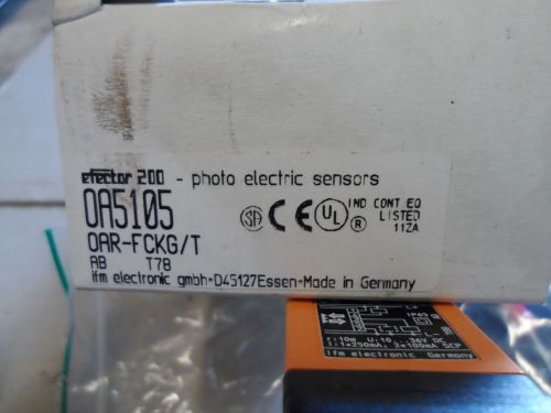 IFM electronic Photoelectric sensor OA5105 OAR-FCKG/T