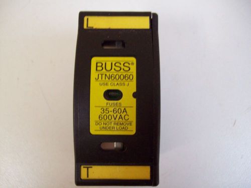Buss jt60060 35-60a 600v class j fuse holder - 1pc - new - free shipping!!! for sale