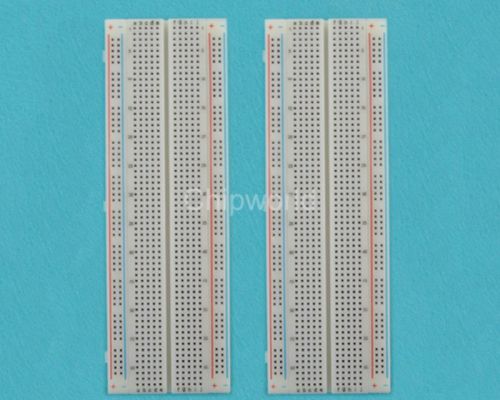 2pcs breadboard 830 point solderless pcb bread board mb-102 mb102 test diy kit for sale