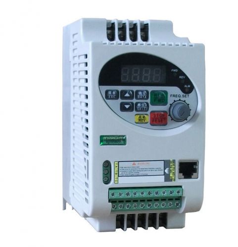 Professional vector frequency inverter single phase 220v 1.5kw svpwm for sale