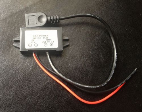 Car Led Display USB Power Supply 12V To 5V 3A  Car Power DC-DC Converters
