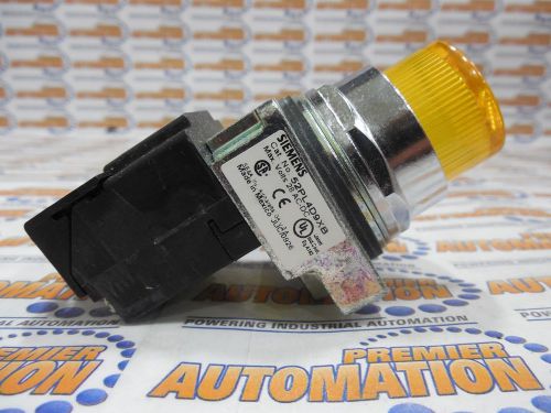 Siemens 52pl4d9xb - pilot light, amber, full voltage, led, 24 v for sale