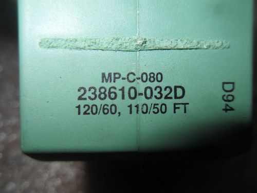 (V57-3) 1 USED ASCO MP-C-080 238610-032D SOLENOID COIL