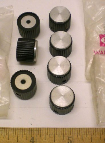 10 military knobs, aluminum top for 1/8&#034; shaft, raytheon,  made in usa for sale