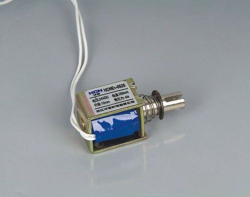 24V HCNE1-0520 Pull Hold/Release 10mm Stroke 1.1Kg Force Electromagnet Solenoid
