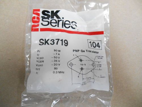 RCA SK3719 SK 3719 SK-3719 PNP Ge Transistor