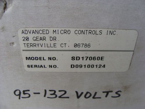 NIB AMCI Stepper Motor Drive SD17060E Ethernet Drive 170VDC  115VAC  700W NEW