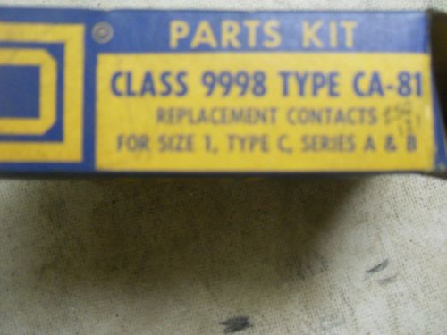 (s1-4) 1 new square d ca-81 contact kit for sale