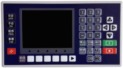 Free shipping 3 axis 3.5 inch color lcd cnc stepper servo controller  lathe plc for sale