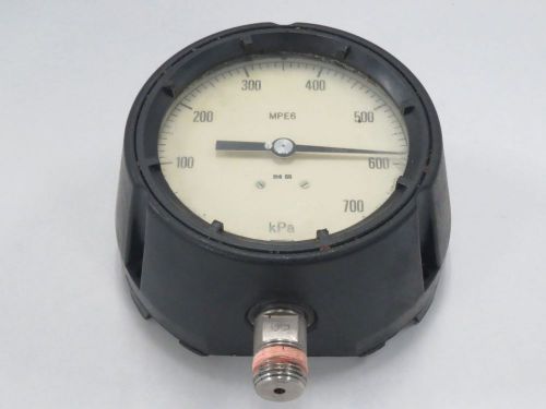 BOURDON MPE6 SEDEME 316SS PRESSURE 0-700KPA 5 IN 1/2 IN GAUGE B299036