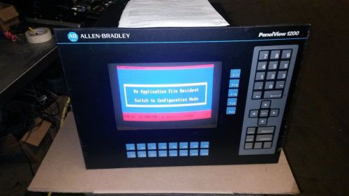 Allen bradley 2711-kc1 series f panel view 1200 terminal rev j frn 5.13.01 250v for sale