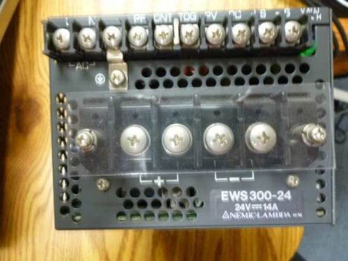 Nemic lambda ews300-24, 24v/14a power supply   l181 for sale