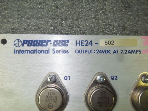 (V47) 1 USED POWER-ONE HE24-502 POWER SUPPLY
