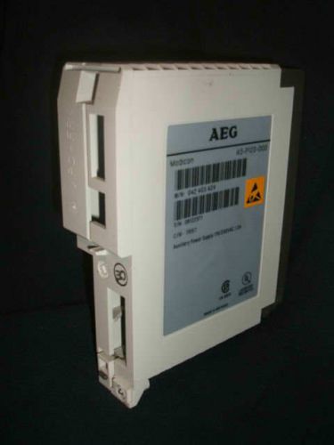 AEG MODICON AUX POWER SUPPLY AS-P120-000 LOT OF FIVE (5) M/N: 042 403 424