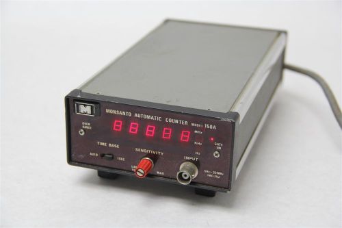 Vintage Monsanto Automatic Counter Model 150A, with AC/DC input and 5Hz - 32MHz