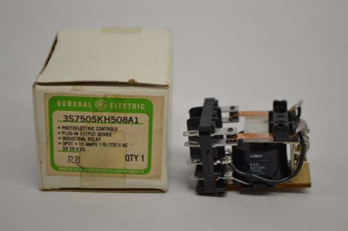 NEW GENERAL ELECTRIC GE 3S7505KH508A1 RELAY 12V-DC D335169
