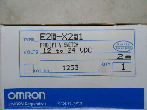(x5-10) 1 nib omron e2f-x2f1 proximity switch for sale
