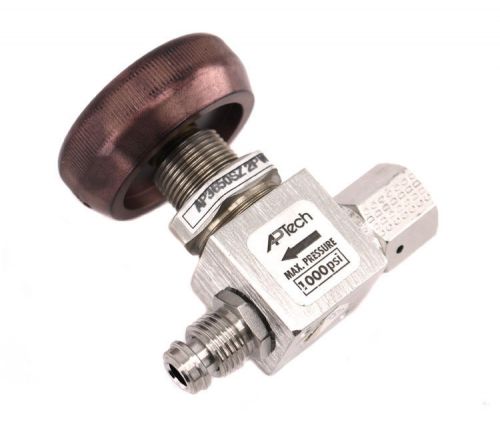 Aptech ap3650sz-2pw-fv4-mv4 1000psi ss 1/4&#034; springless manual diaphragm valve for sale