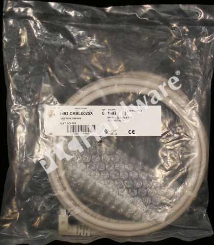 New Sealed Allen Bradley 1492-CABLE025X /C Pre-wired Cable 1756 16-Pt I/O Module