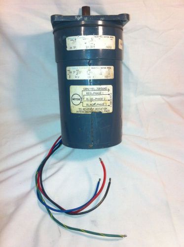 Robbins and myers model fm-3p gear motor 84 rpm 3 phase motor free shipping! for sale