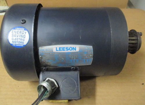 Leeson 110048.00 c6t17fc2e 1hp 208-230/460v-ac 1725rpm 3ph ac motor for sale