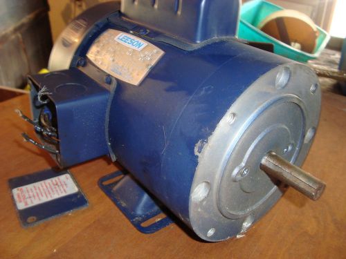 1 1/2 hp leeson motor . 5/8 in dia,  shaft, 2&#034; shaft .  3450 rpm for sale