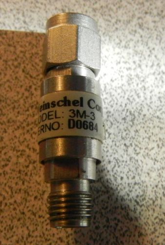 Weinschel 3m-3 sma (m/f) attenuator dc to 12.4 ghz  435 for sale