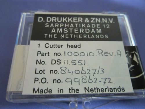 One diamond micro tool d. drukker &amp; zn sarphatikade netherlands bin#11 for sale