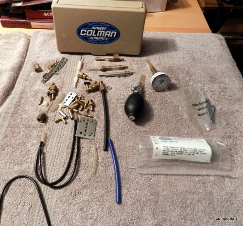 Barber colman pneumatic calibration tool set gauge air line adaptor fittings for sale