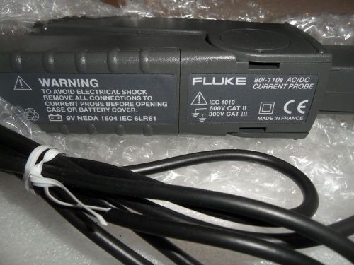 Fluke 80i-110s ac/dc current probe clamp 80i-110s new for sale