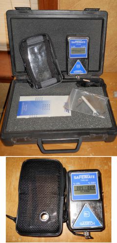 GASTECH SAFEMATE TYPE 200 Gas Monitor in Hard Case