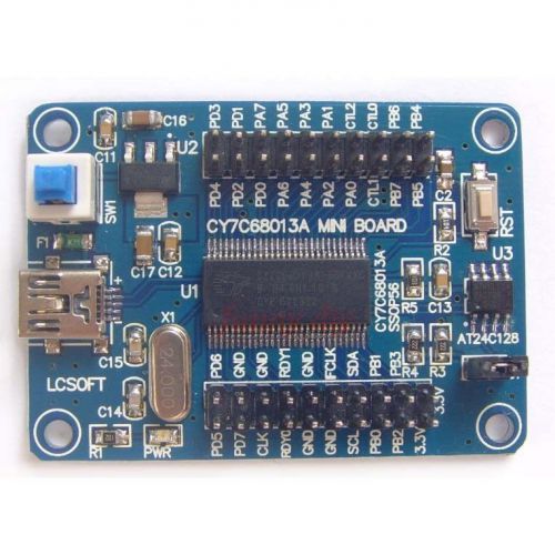 Ez-usb fx2lp cy7c68013a develope board pc logic analyzer usb module with eeprom for sale