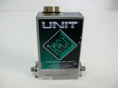 Unit 8100 500psi max. mass flow controller for sale