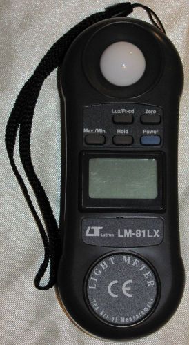 Lutron Light Meter – LM-81LX (Lumen Lux  Foot Candle)