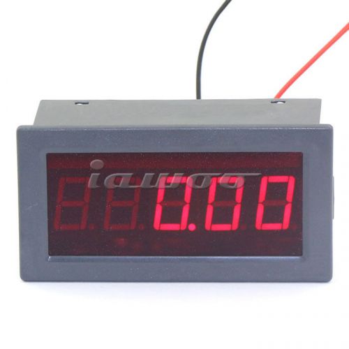 5 digits red led digital dc current milli amperemeter amp panel meter 0-199.99ma for sale