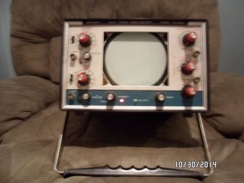 Heathkit dual trace oscilloscope #10-4550 powers up for sale