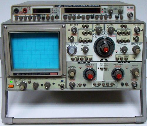 Iwatsu SS-5711D Oscilloscope Instruction Manual, includes parts lists, schematic