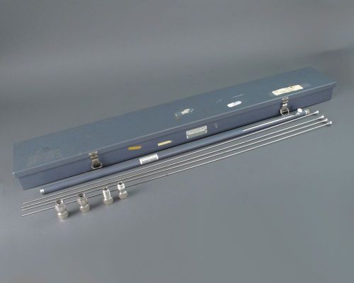Hp / agilent 906a coaxial sliding load w/ 4 rods &amp; connectors, 50 ohm 1-12.4 ghz for sale