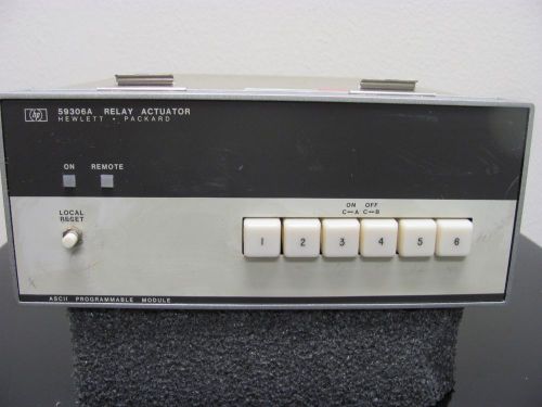 HP AGILENT 59306A RELAY ACTUATOR 6 CHANNELS HPIB INTERFACE