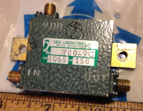Sage Labs 780-9C 9dB Directional Coupler SMA(f)