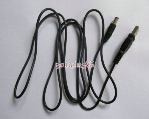 USB 2.0 A Male To DC 5.5x2.1mm Plug  Power Supply Socket Extension Cable / Cord
