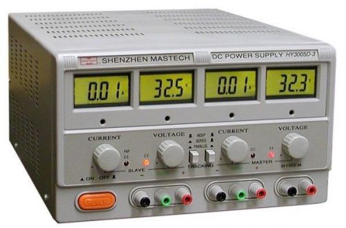 Mastech hy3005d-3 linear dc power supply dual variable 0-30 volts @ 0-5 amps for sale